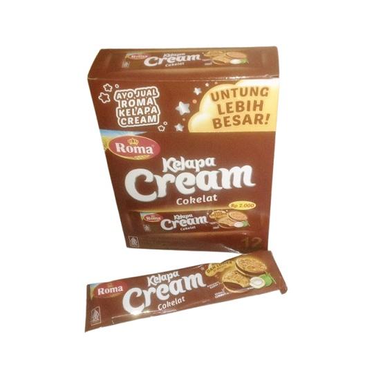 

Roma Kelapa Cream Cokelat Biskuit 504g [12pcs x 42g]