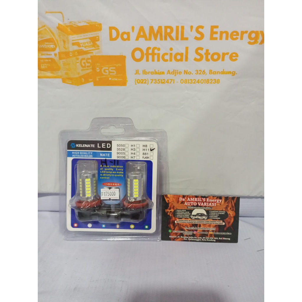 BOHLAM LAMPU KELENATE LED H11