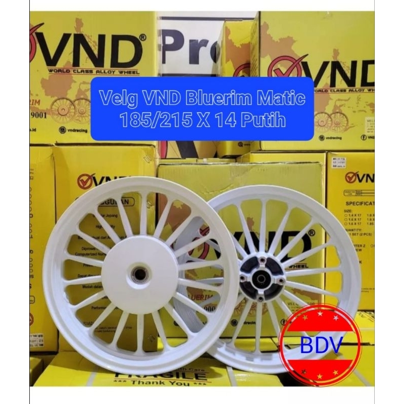 Velg VND Bluerim Galaxy P18 Vario 125/ Vario 150 Putih (Velg Racing/ Bintang)
