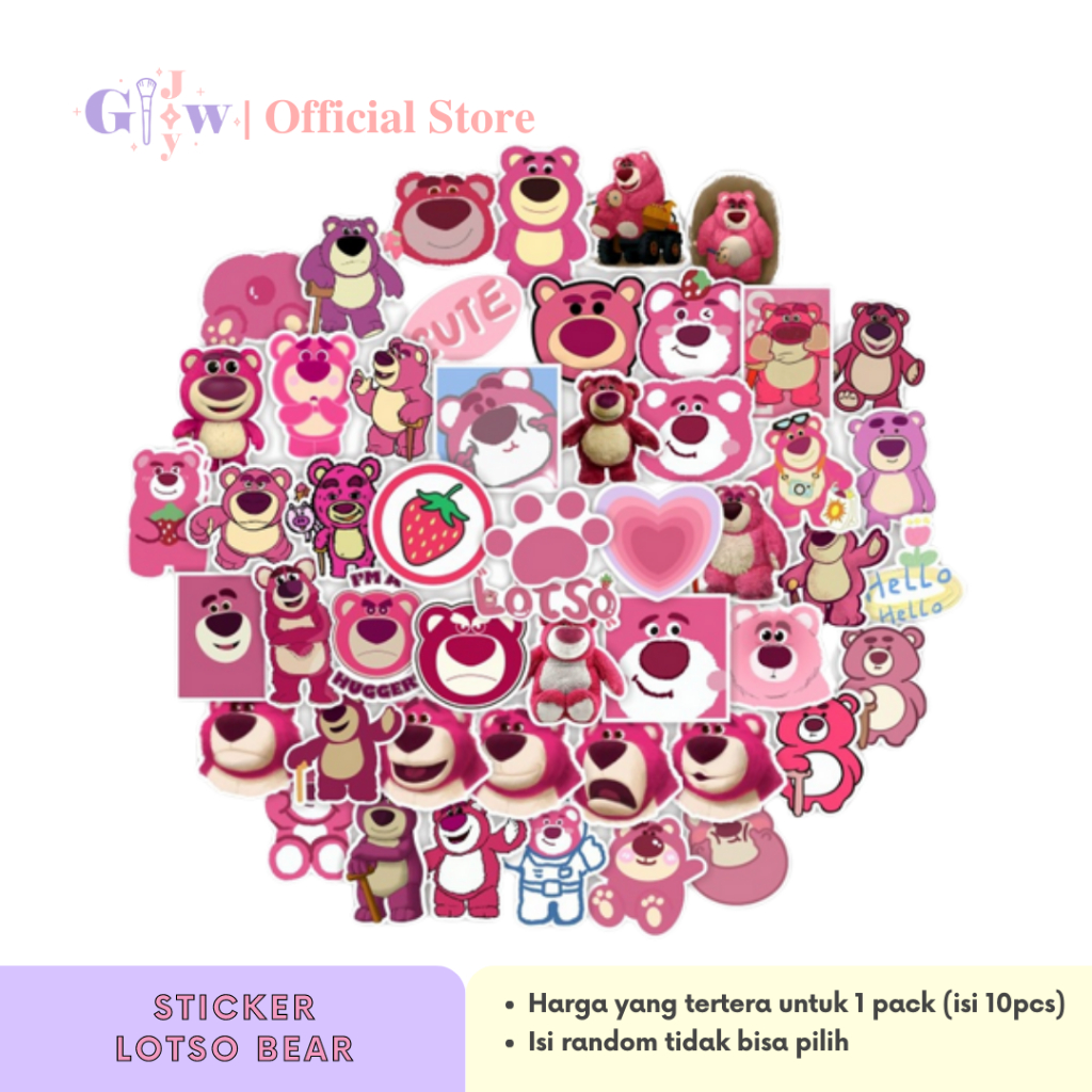 

A6035 STICKER 10PCS (LOTSO BEAR) anti air notebook scrapbook label tempel motif kartun superhero super hero unik lucu atk alat tulis kantor murah viral termurah kartun komputer leptop handphone hp smartphone koper laptop tembok kulkas disney anime beruang
