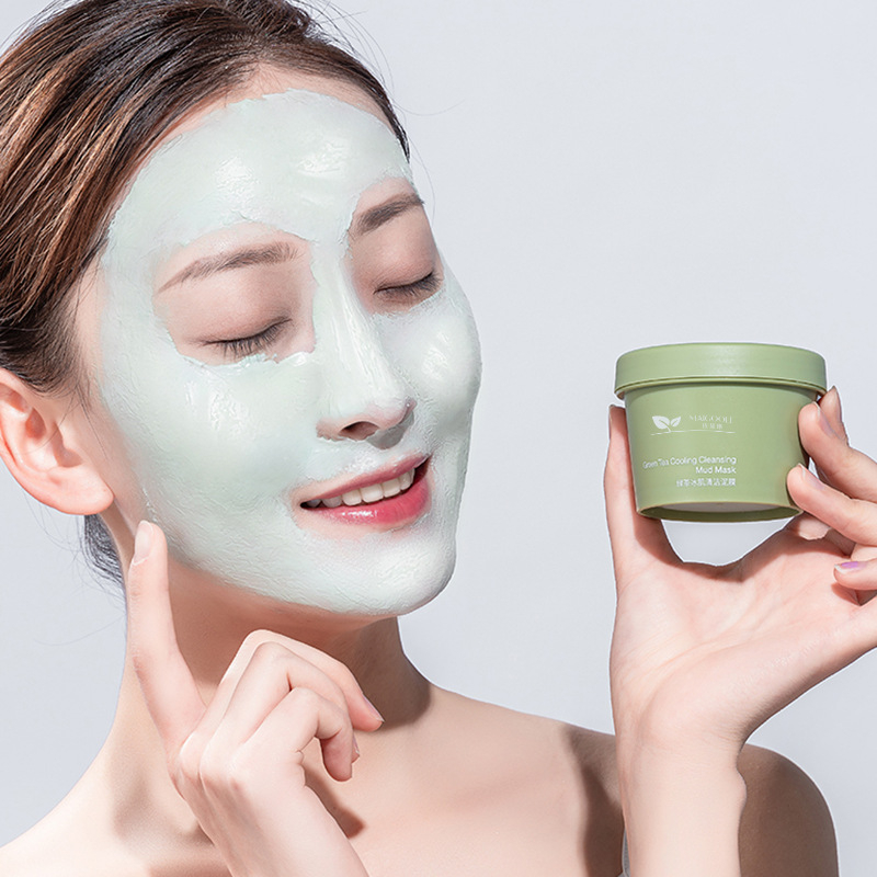 [BPOM] FEALI Green Tea Clay Mask Masker Wajah Green Tea Pore Clean Clay Mask - 100gr