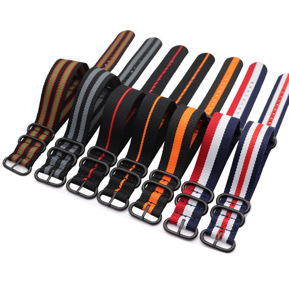 STRAP NATO 20MM KANVAS ARMY TALI JAM NATO CANVAS PVD STRAP TALI JAM DW AC SEIKO EXPEDETION NYLON