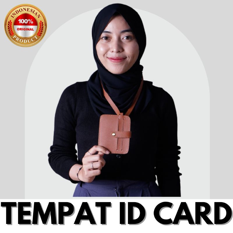 

Name Tag Id Card Kulit /Frame Id Card Kulit Sintetis ENT03