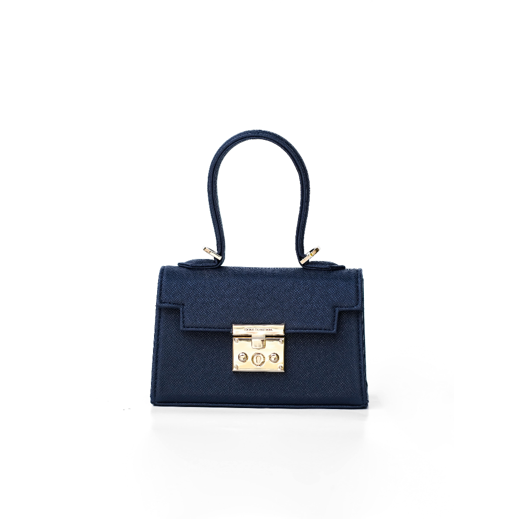 Emily Navy Handbag- DorisDorothea