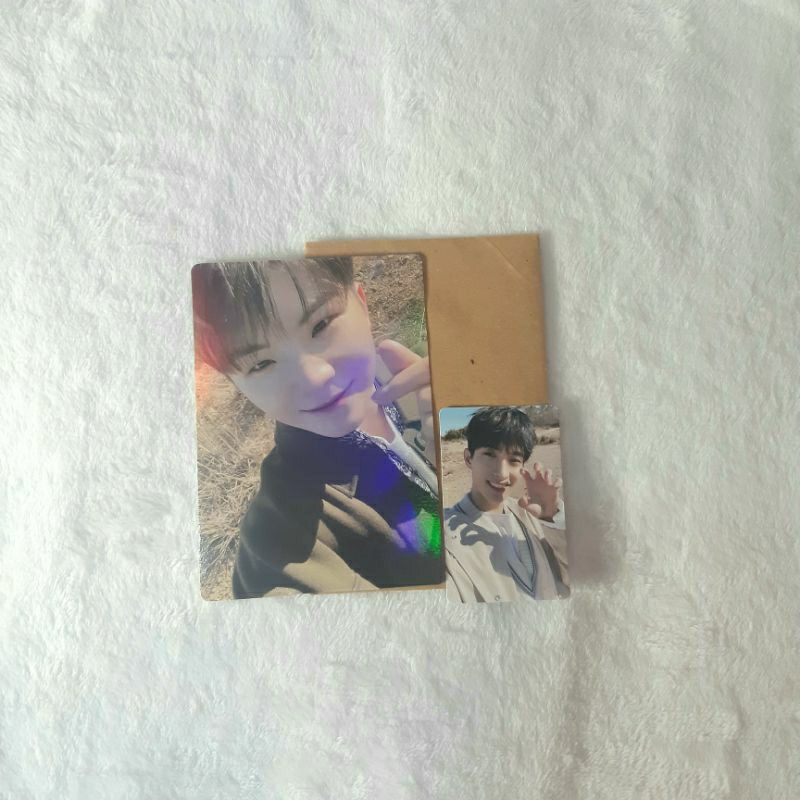 PC DK, PHOTO FRAME HOLO WOOZI POB FTS (Face the Sun) Weverse