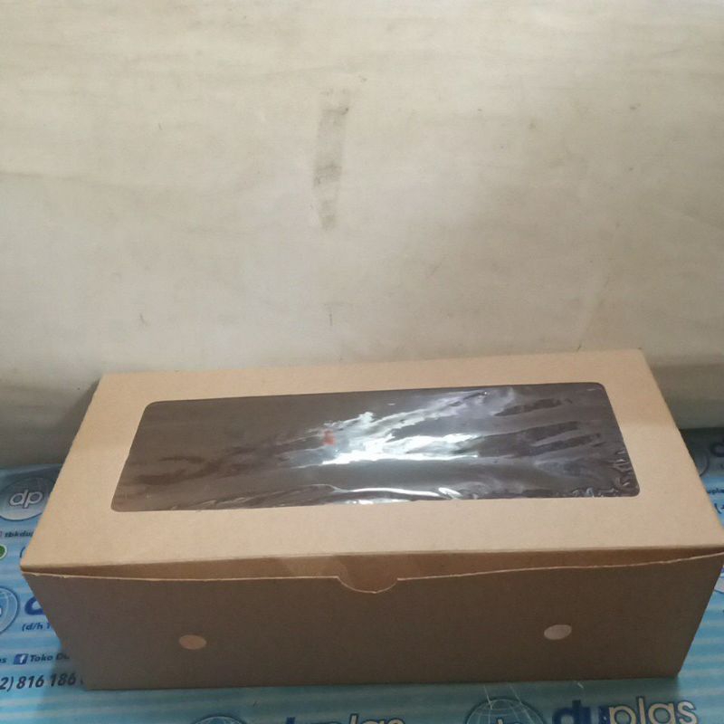 

Box Dus Kotak Kue Kraft Jendela 12 x 25 cm