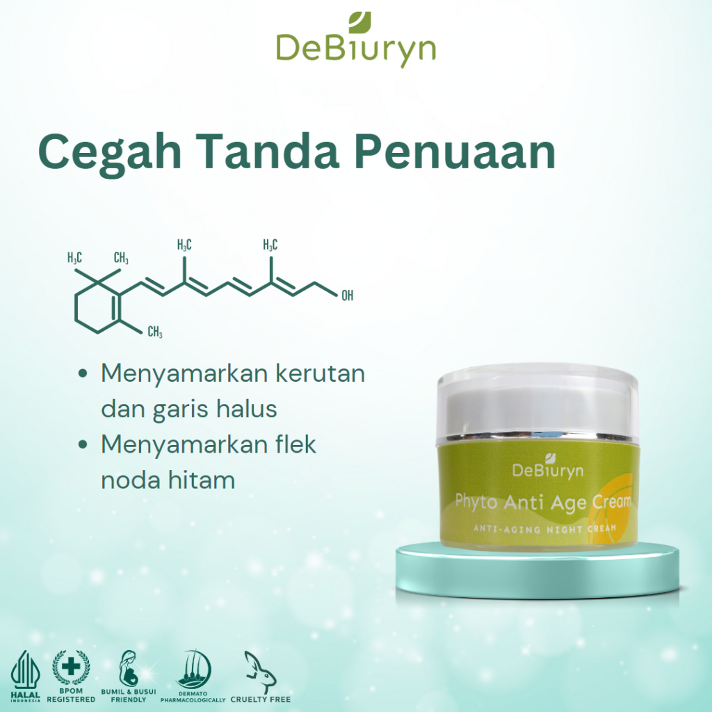 [Clearance Sale] DeBiuryn Phyto Anti Age Night Cream 10gr
