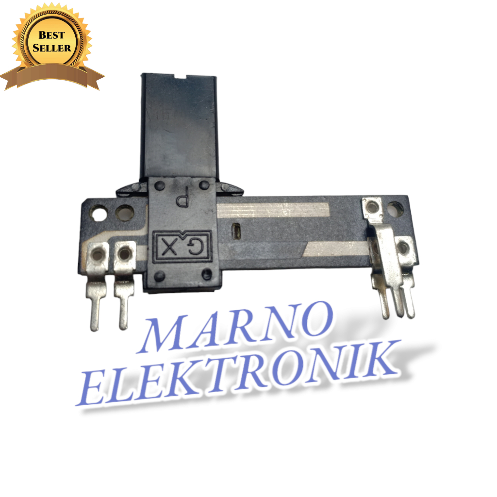 POTENSIO GESER + LAMPU 4CM B50K KAKI 3 -2 50K 4 CM ORIGINAL ASLI