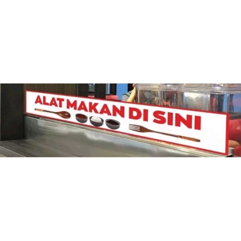 

Akrilik display custom landscape T tebal 2mm