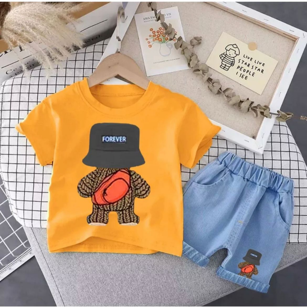 PROMO SETELAN ANAK LAKI LAKI 6 BULAN-5 TAHUN SETELAN ANAK LAKI LAKI MOTIF LUCU