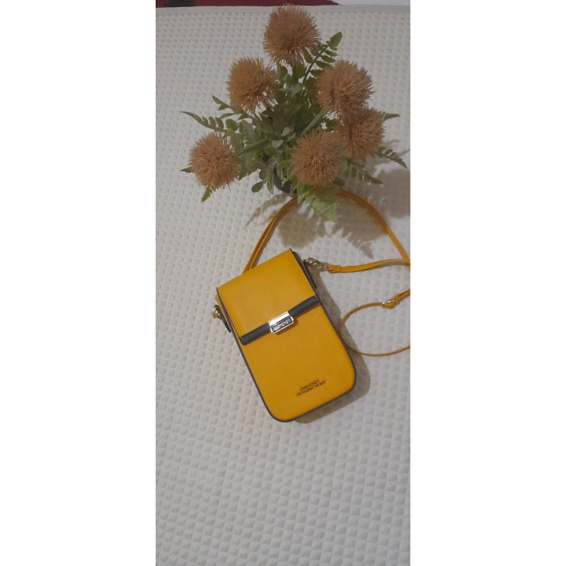 Preloved pribadi "Luna mini bag yellow JIMSHONEY original tas selempang wanita"