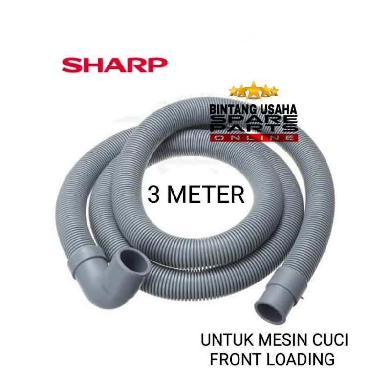 Selang Pembuangan Mesin Cuci Sharp Front Loading 3 Meter