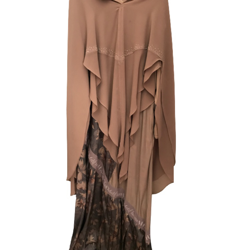 GAMIS SYAR’I 1 SET JILBAB MOTIF HAWA