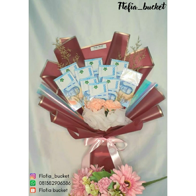 Bucket money||bucket bunga