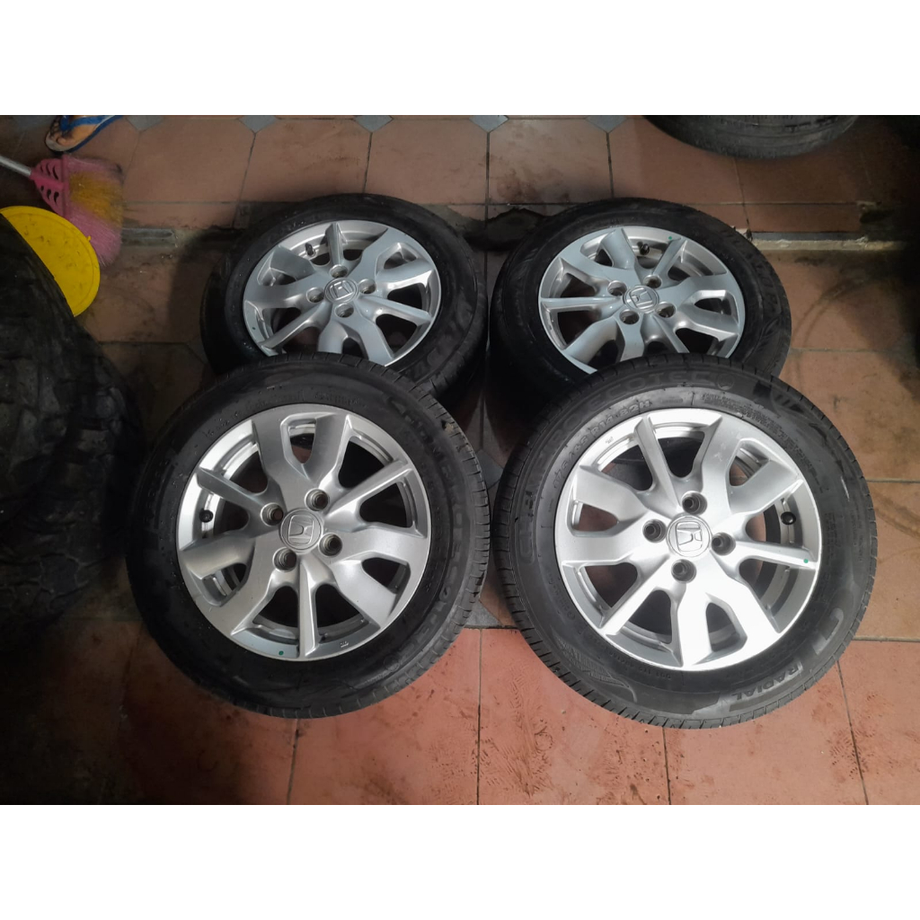 VELG SECOND OEM NEW BRIO RING 14 + BAN U/ BRIO CALYA AGYA