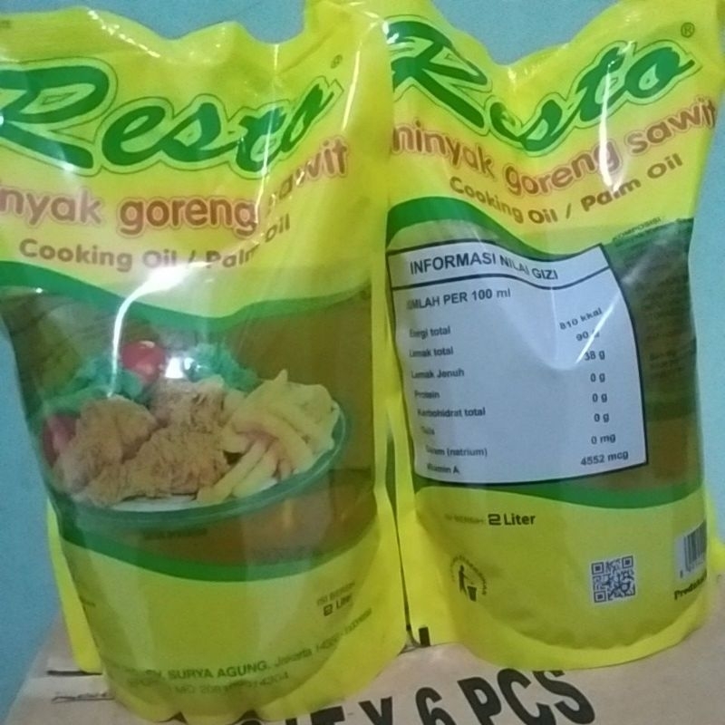 

Minyak Goreng Resto, Tropical2 liter