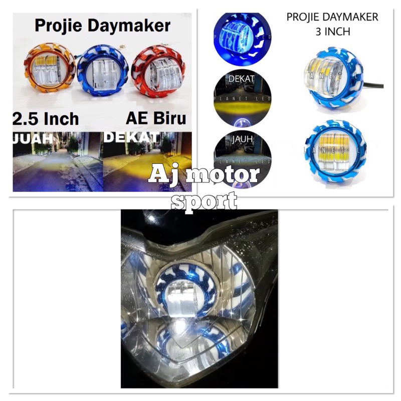 REFLEKTOR LAMPU DEPAN DAYMAKER PROJIE JUPITER MX NEW 135
