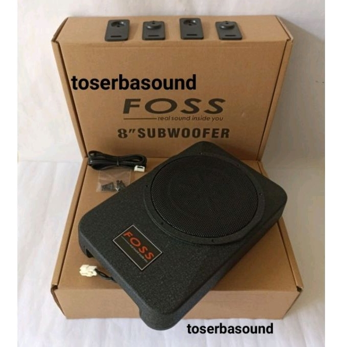 Subwoofer FOSS Kolong Jok 8 inch Pasif Foss Genetic 8in audio mobil