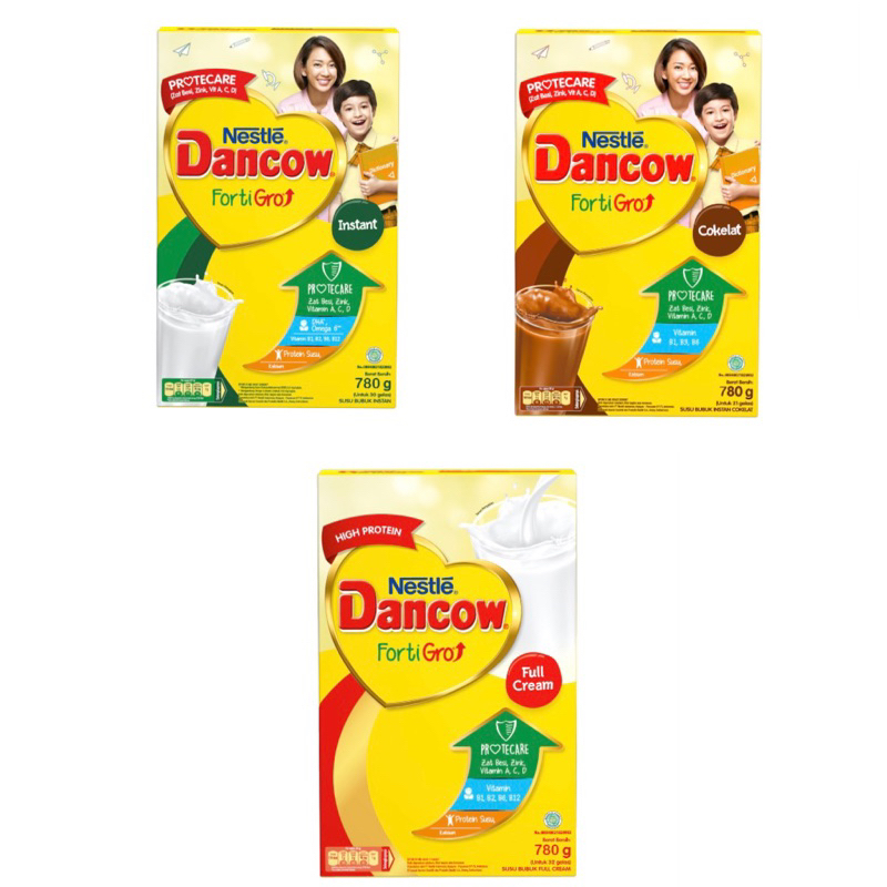 

Dancow Fortigro Instant / Coklat / Full Cream 780gr