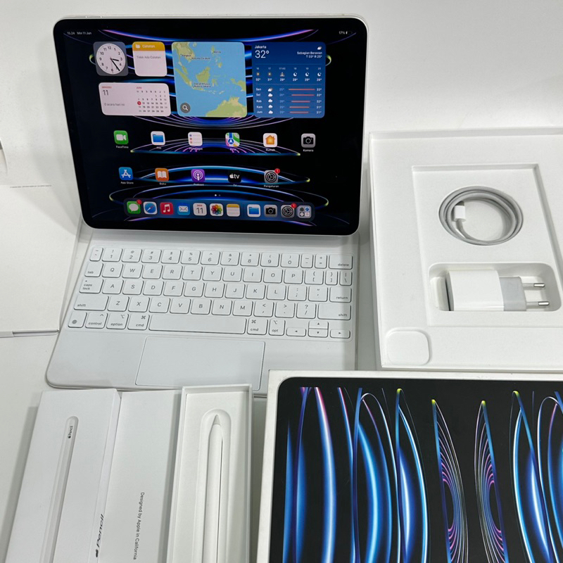 ipad pro 2022 m2 11 inch 128gb wifi resmi ibox