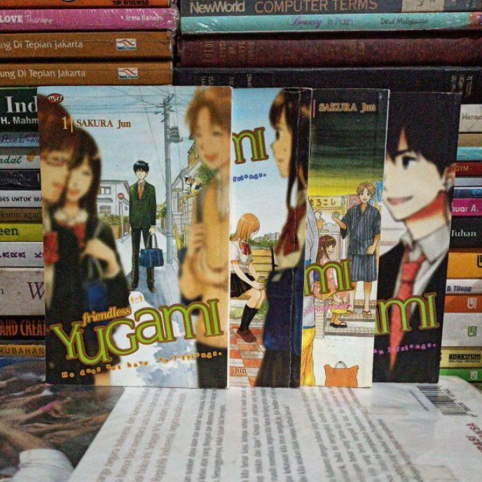 KOMIK ORIGINAL friendless Yugami Volume 1-4 SAKURA Jun Bekas