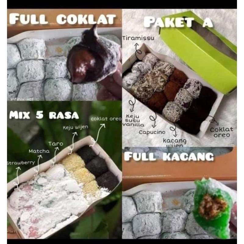 

Mochi Gemoy aneka rasa isi 15