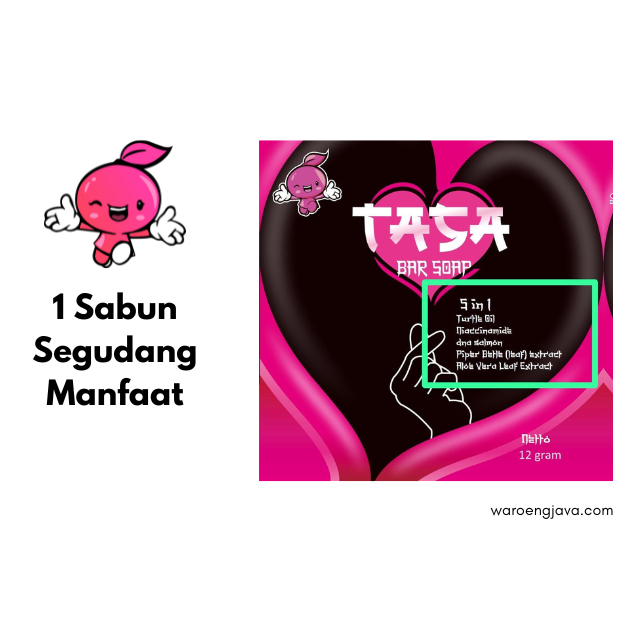 TASA BAR SOAP/SABUN TASA/SABUN MISS V/SABUN KEWANITAAN/TASA ORIGINAL/SABUN PERAWATAN/SABUN SEJUTA MA