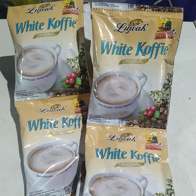 

white Koffie