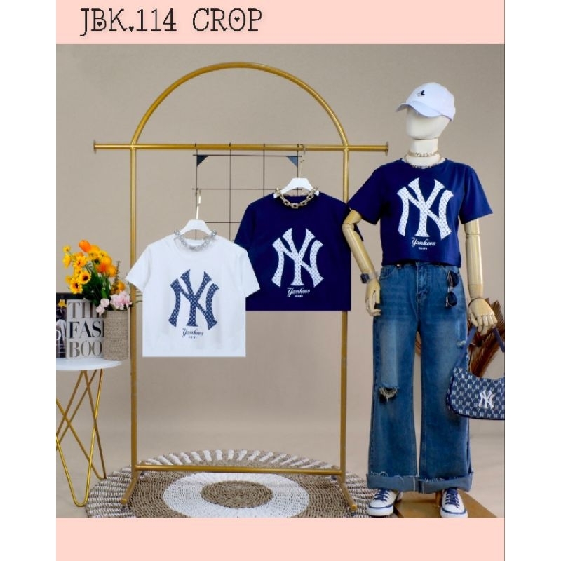 Kaos/crop/tee/tshirt/new york/MLB/JBK.114
