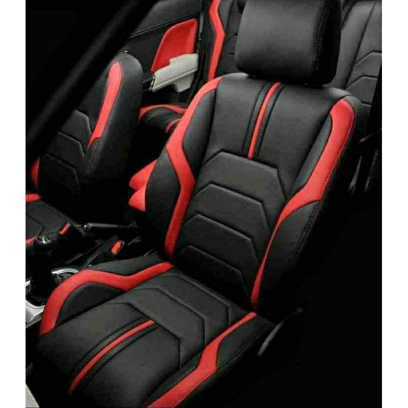 Sarung jok Mobil brio satya Brio Rs Agya Ayla Honda Wrv vios bahan Mbtech camaro full set+ cover sti