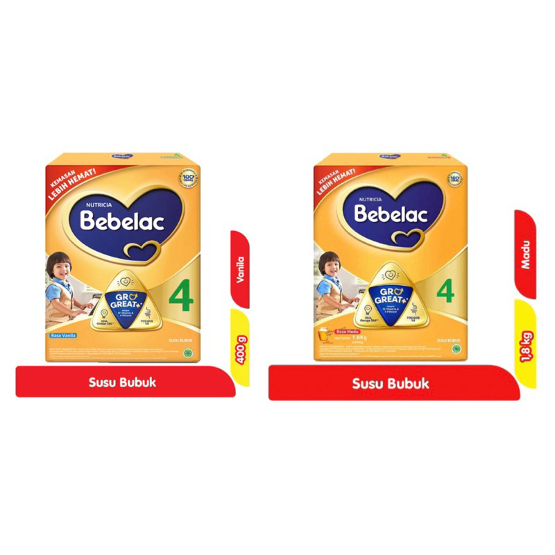 

Bebelac 4 Vanila & Madu 1.8kg / 1800gr