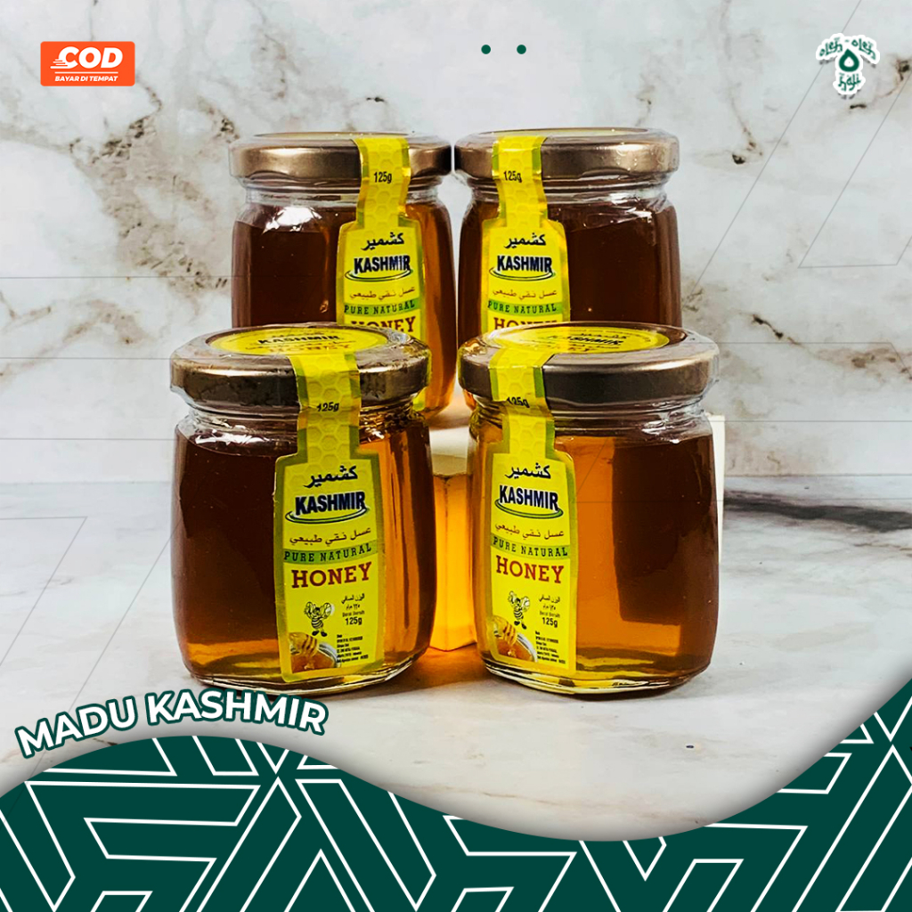 

MADU KASHMIR 125gr ORIGINAL 100% PURE NATURAL HONEY MURNI 1pcs