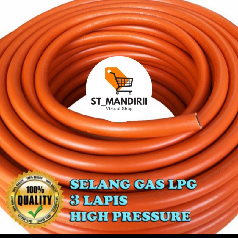 selang gas LPG permeter
