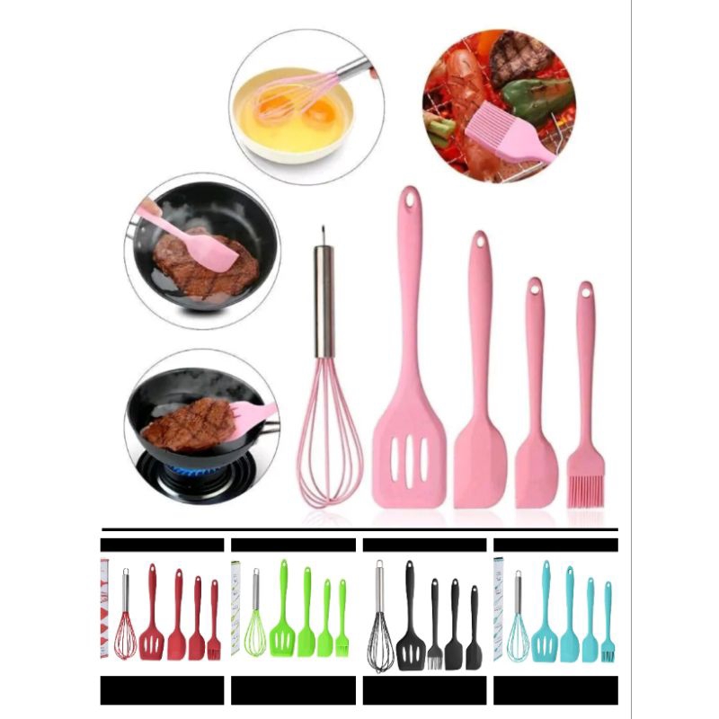 spatula set silikon 5in1