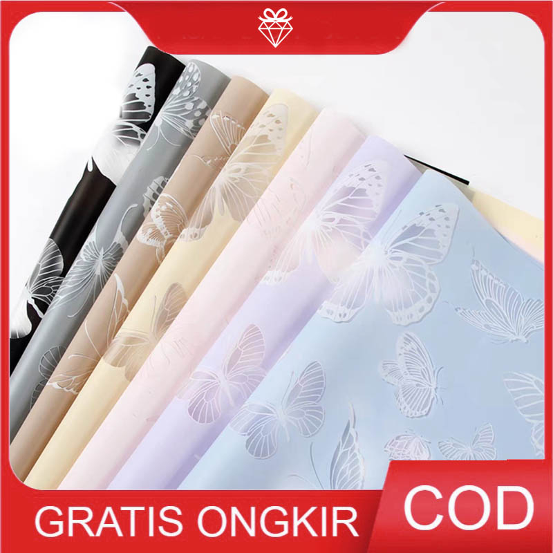 

20 Lembar Wrapping Butterfly - Cellophane Kertas Buket Bunga W041