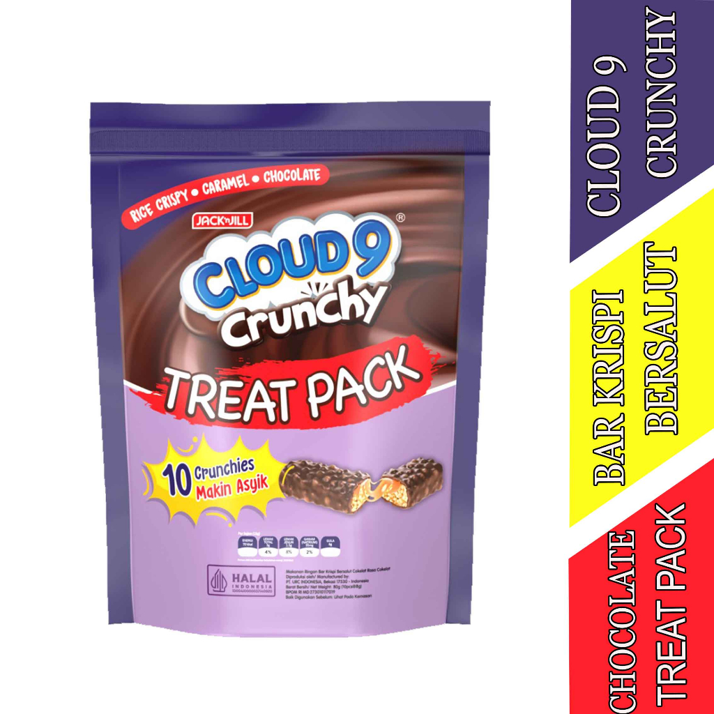 

Bar Krispi Cokelat - Cloud9 Crunchy - Rice Crispy - Cokelat Treat Pack