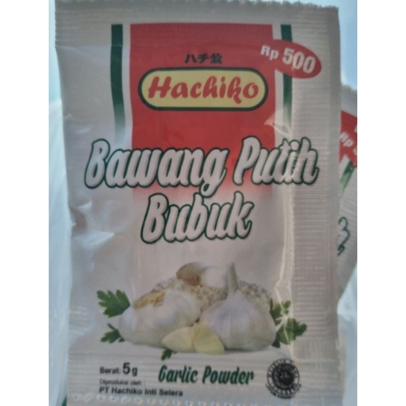 

BAWANG PUTIH BUBUK HACHIKO 5GR