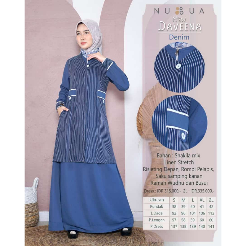 GAMIS WANITA NUBUA DAVEENA