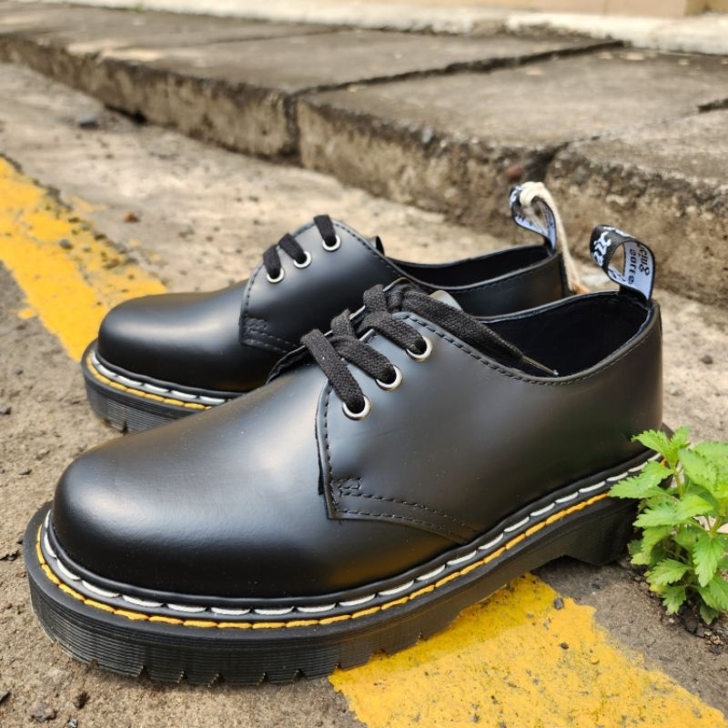 Sepatu Boots Docmar X Rick Owens 1461 BEX Smooth Leather Oxford Style