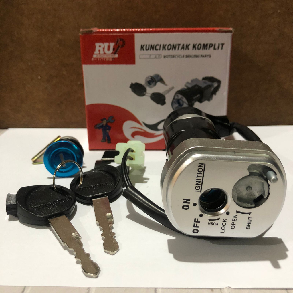 Kunci kontak assy set komplit plus kunci jok motor BEAT POP