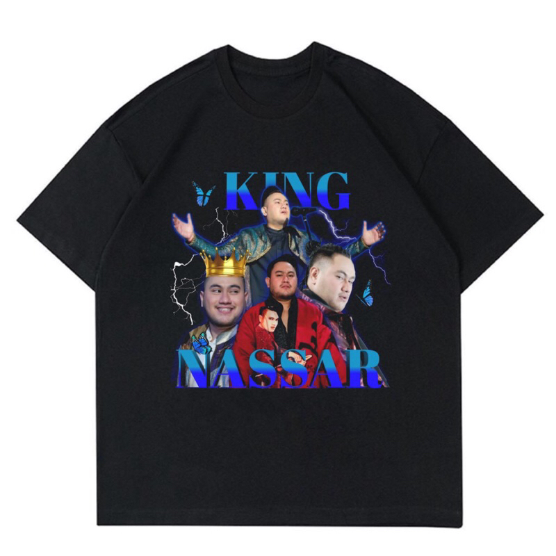 BAJU KAOS VINTAGE KING NASSAR “BUTTERFLY” | T-SHIRT VINTAGE KING NASSAR | BAJU KAOS OVERSIZE UNISEX