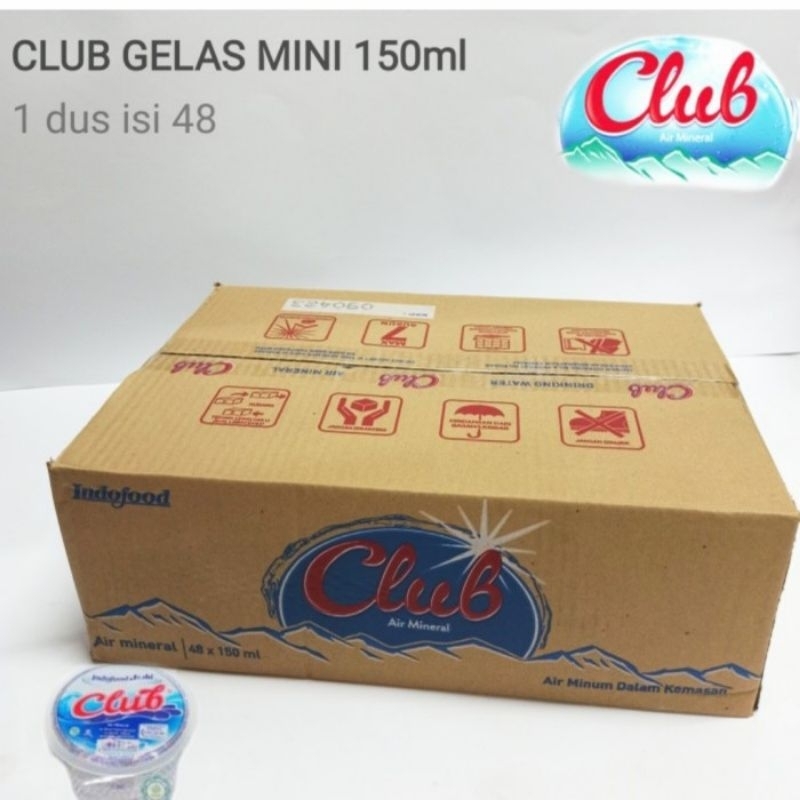 

CLUB GELAS 150ML 1KARTON ISI 48