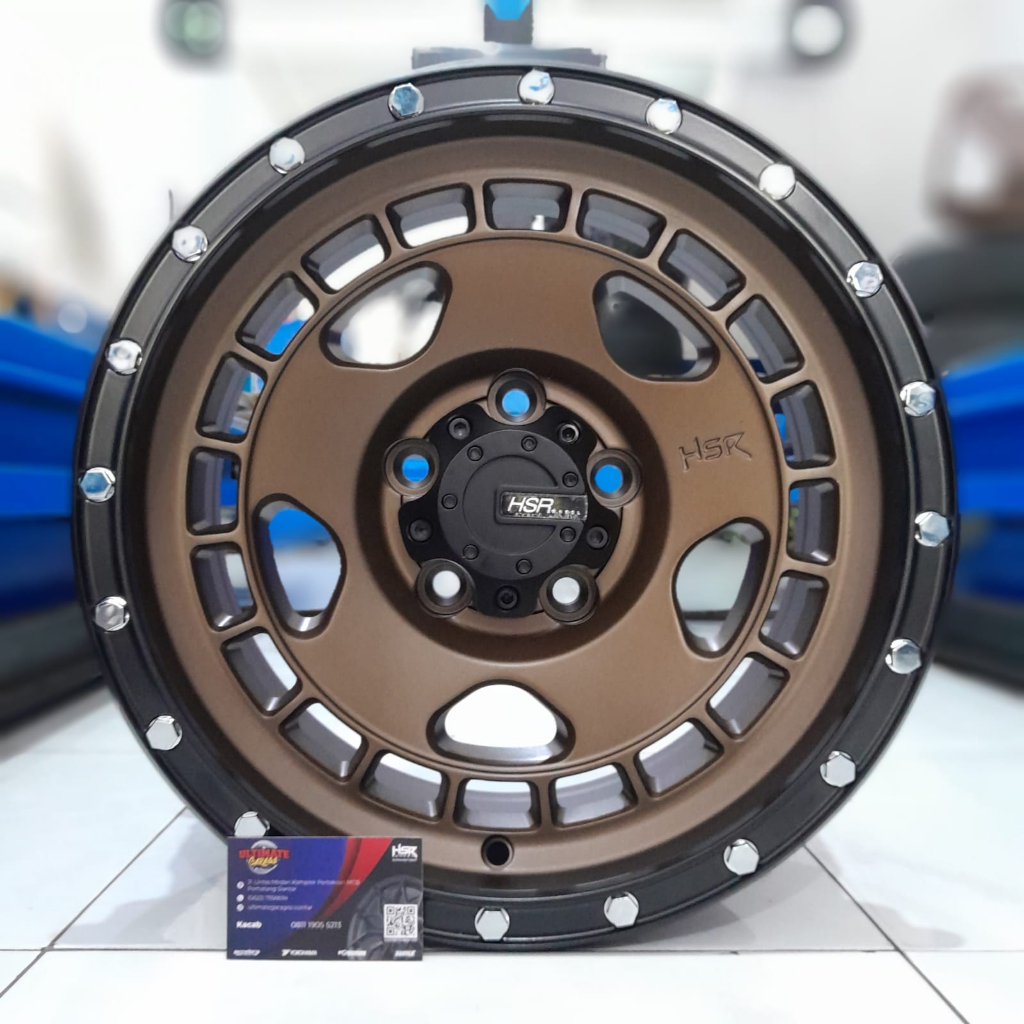 Velg HSR MAHAWA Ring 15 PCD 5x114,3 Buat Mobil Terios Innova Dll