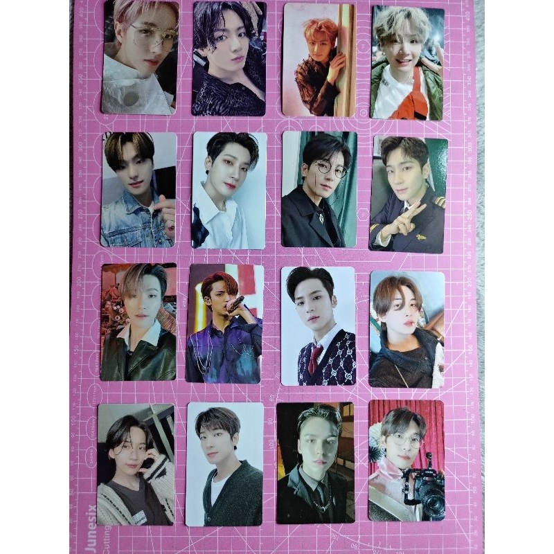 wts jual sell official photocard seventeen wonwoo mingyu dino hoshi vernon incom pilot sg