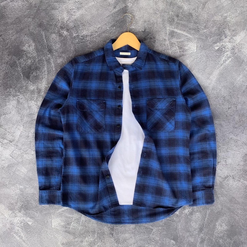 flannel veterano blue