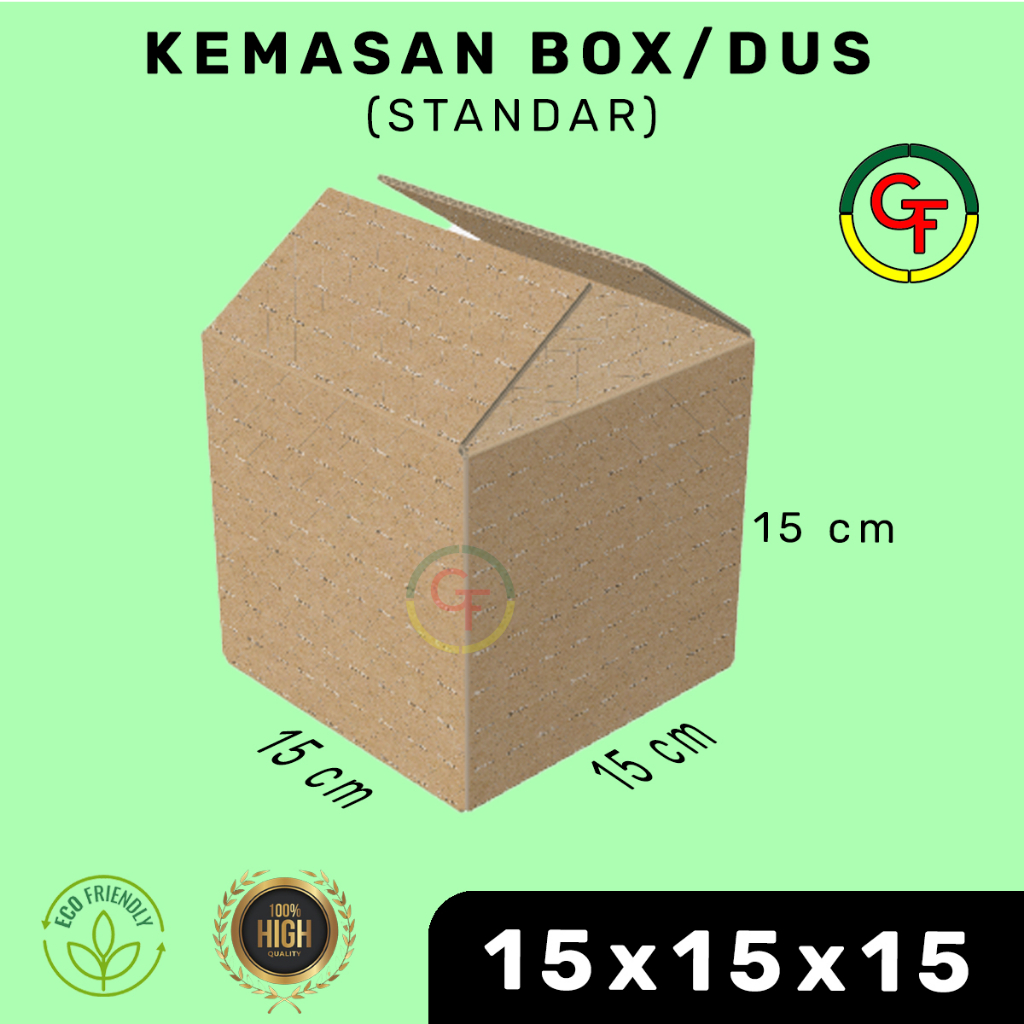 

Kardus Box Karton Kotak Dus Packing Polos Uk. 15x15x15 cm
