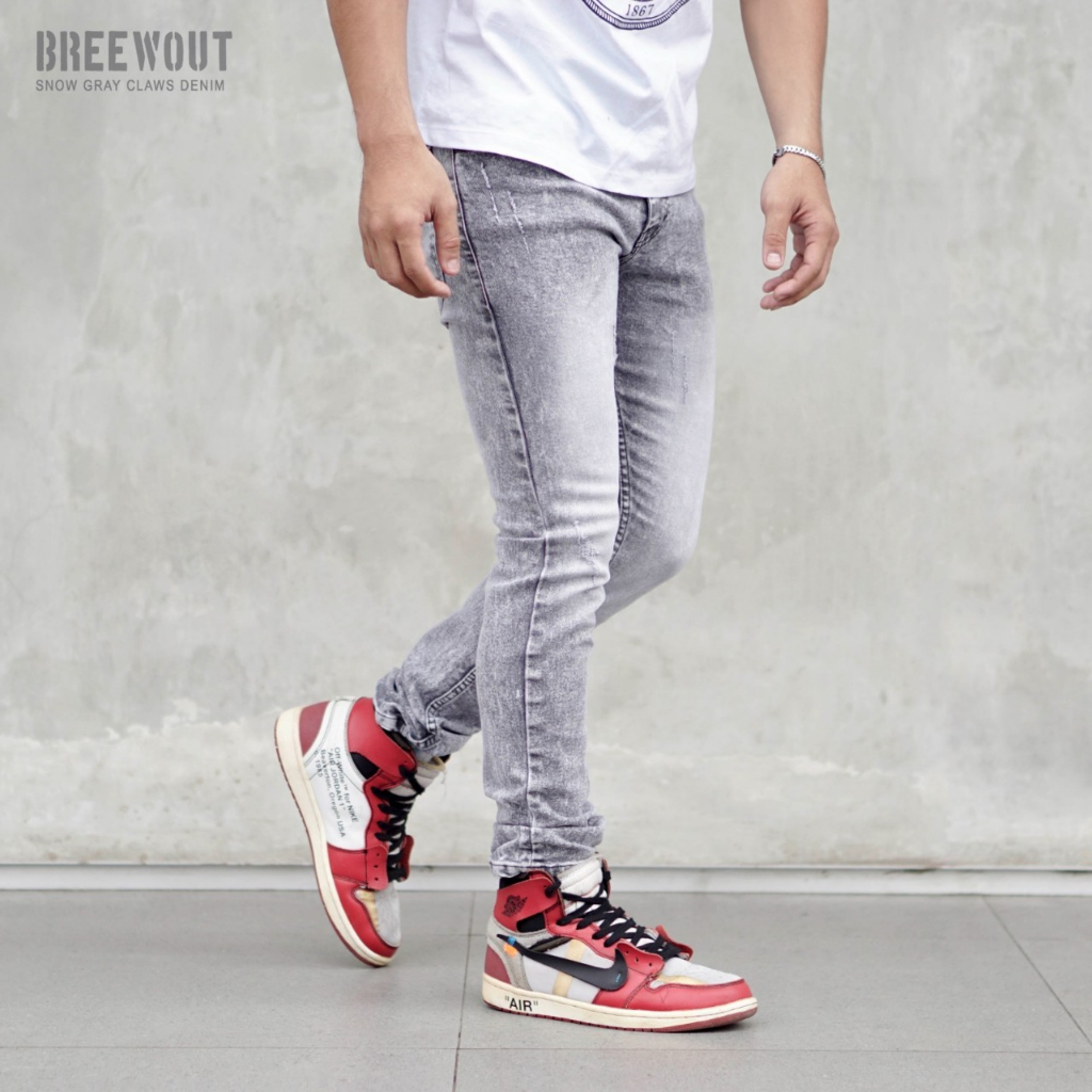 INSIGHT JEANS Celana jeans snow wash polos / celana jeans pria panjang / celana jeans pria slimfit /