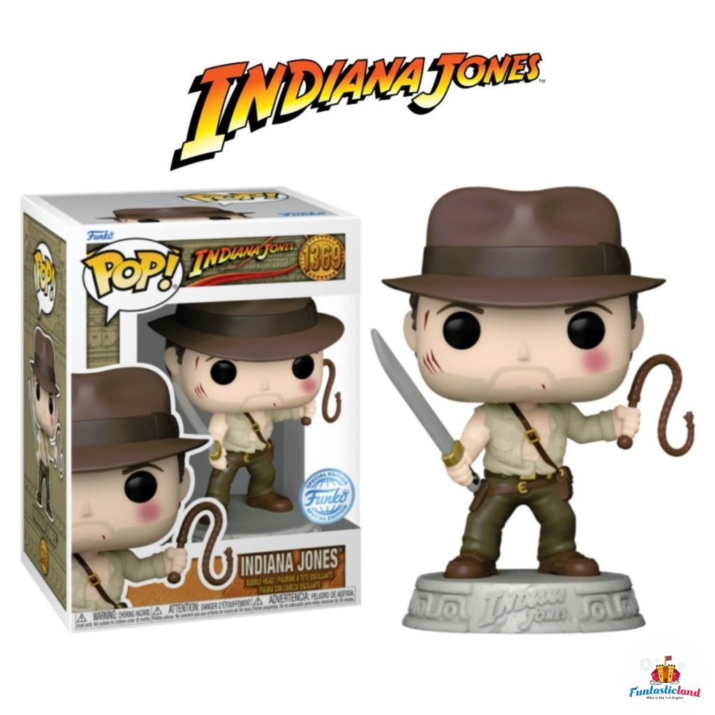 Original Funko POP Movies Indiana Jones - Indiana Jones in Action #1369