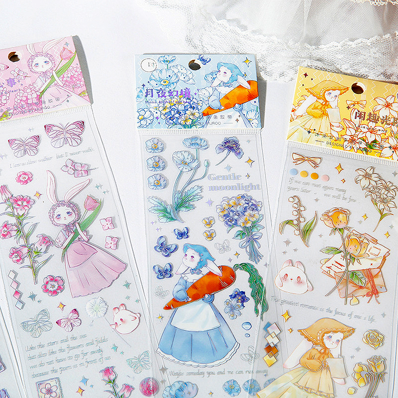 

WHITE RABBIT STICKER PET STIKER FOR JOURNALING & SCRAPBOOK MOTIF KELINCI LUCU CUTE ALA DONGENG FAIRYTALE ALICE IN WONDERLAND