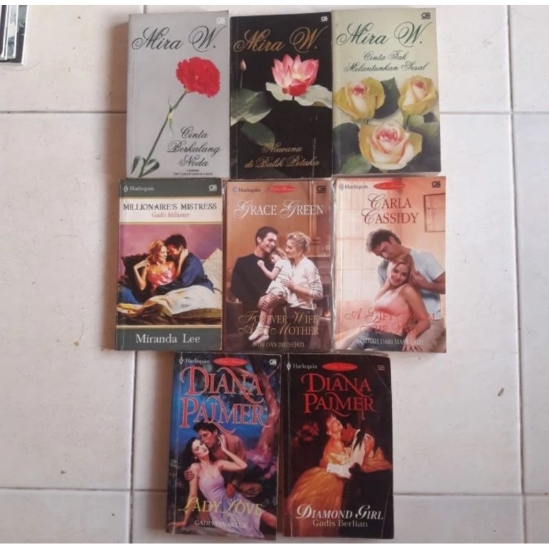 Buku novel remaja mira w harlequin